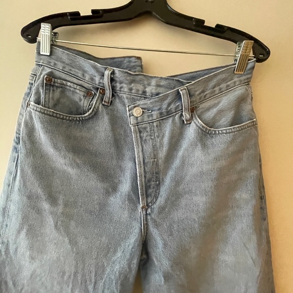 Agolde Criss Cross Straight Jean Size 28 Color Dimension - Picture 5 of 8